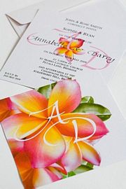 Frangipani Invitation