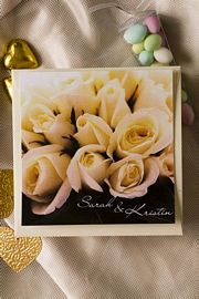 Cream Rose Invitation